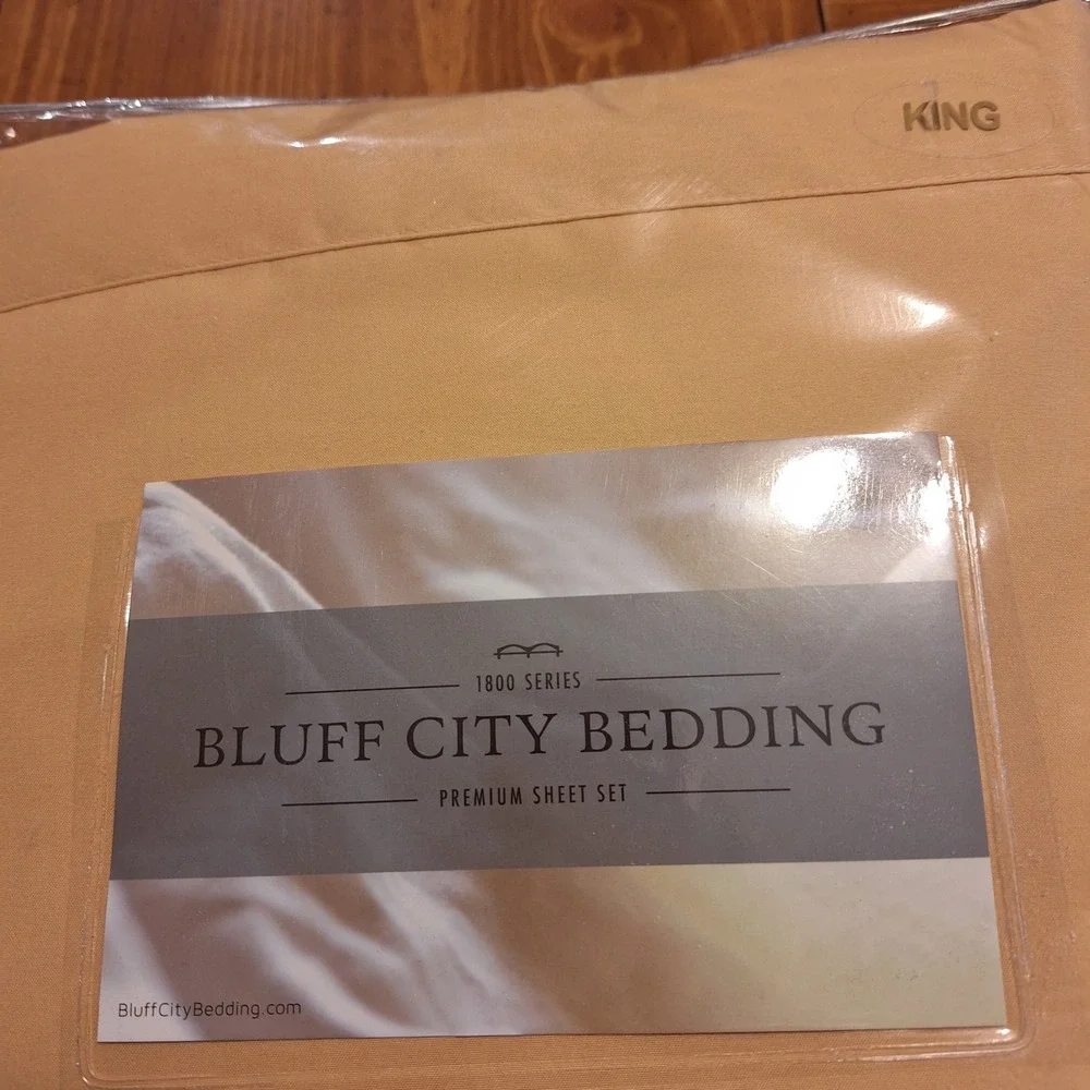Bluff‎ City Bedding 4 Pc Premium Sheet Set Size 1800 Series King/Cal King NEW